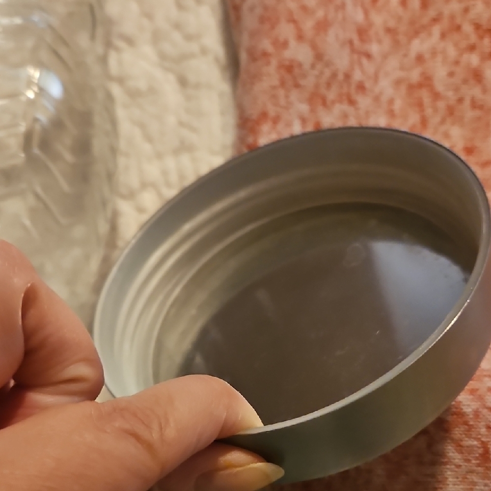 Elegant Owl Glass Container with Metallic Lid - Picture 4 of 4